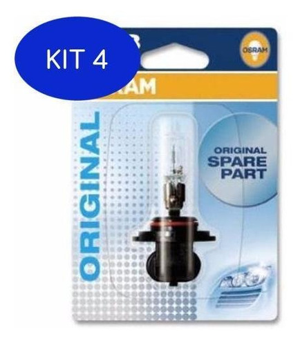 Kit 4 Lampada Do Farol Alto Osram Hb3 Lexus Gs300 3.0 93 A