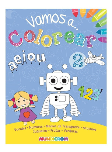 Libro Infantil Vamos A Colorear 2