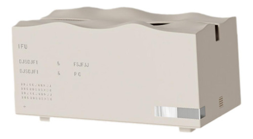 Soporte De Cajas De Tejido Organizador De Tejido Beige