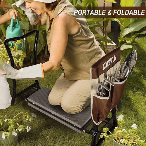 Asiento Plegable De Rodilleras Jardín Resistente, {alm...