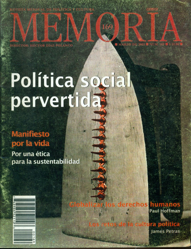 Revista Memoria Marzo 2003 No. 169