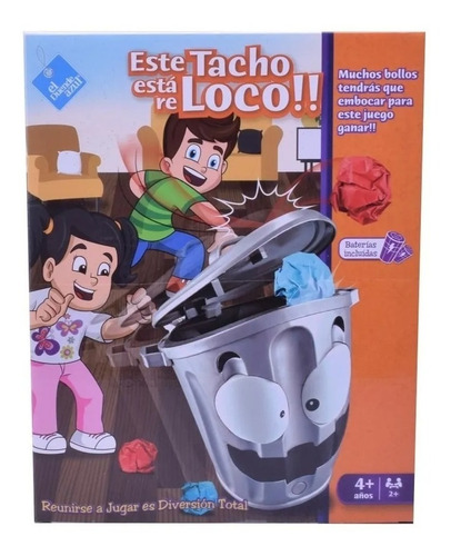 Juego De Mesa De Embocar Este Tacho Esta Re Loco Duende Azul