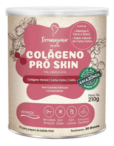 Colágeno Pró Skin C/ Verisol 210g - 30 Doses 