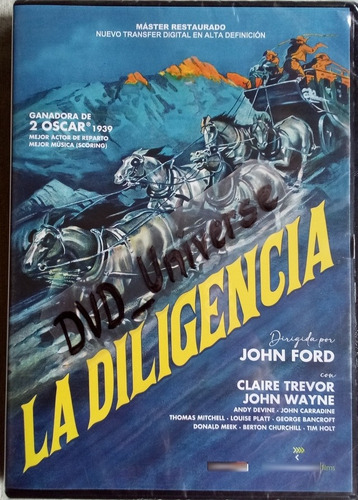 Dvd La Diligencia. Dvd The Stagecoach. John Ford. J. Wayne.