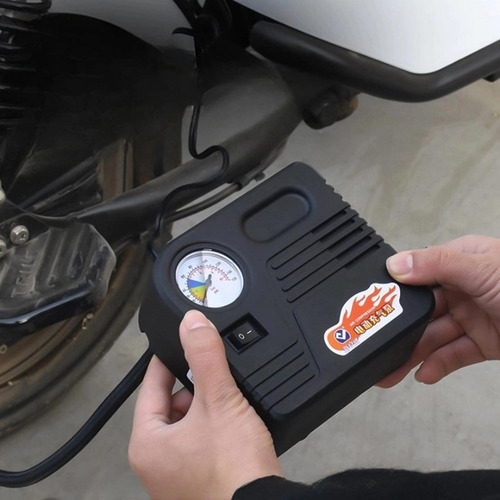 Inflador De Neumáticos De Motocicleta Con Compresor De Aire