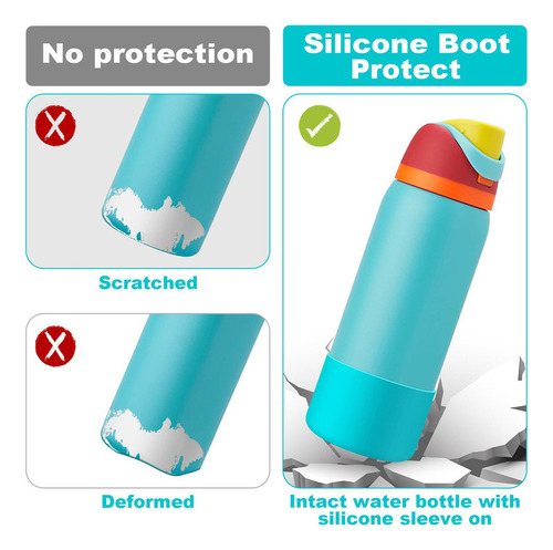 Para 2 Botas De Silicona Para Botella De Agua Owala De 40
