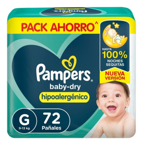 Pañales Pampers Baby-dry  Gx72