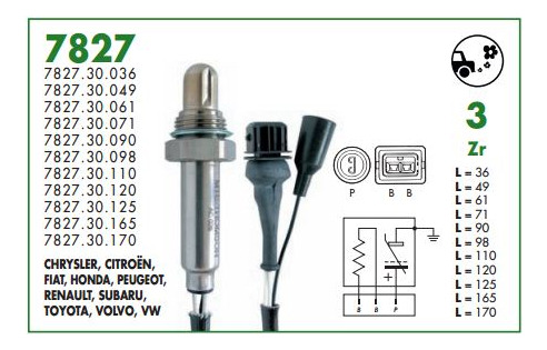 Sonda Lambda Thomson 782730071