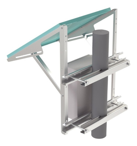 Imagen 4 de 4 de Montaje Poste Compatible Con Pro-5012 + Gabinetes