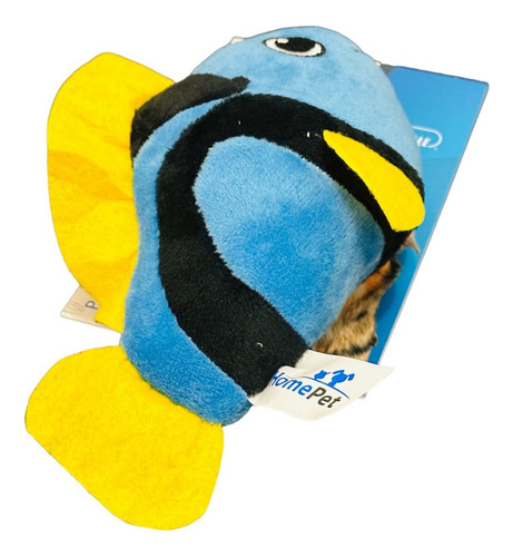Brinquedo Pelucia C/apito Modelo Peixe Para Caes