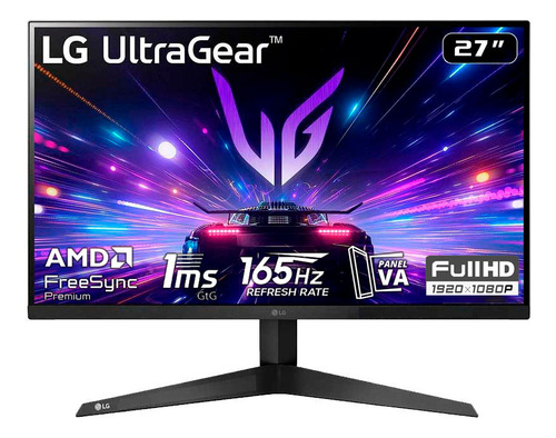 Monitor LG Gaming 27 Ultragear Full Hd 165hz 1ms, Freesync