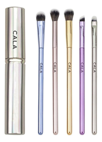 Set De Brochas Para Ojos 5 Piezas Look Perfecto Cala