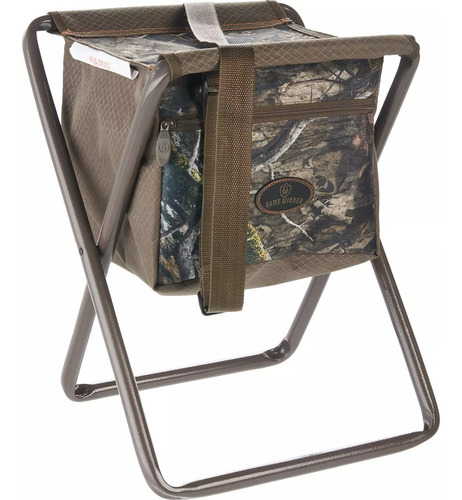 Banco Plegable Asiento 150kg Caceria Camping Camo Mossy Oak Color Marrón