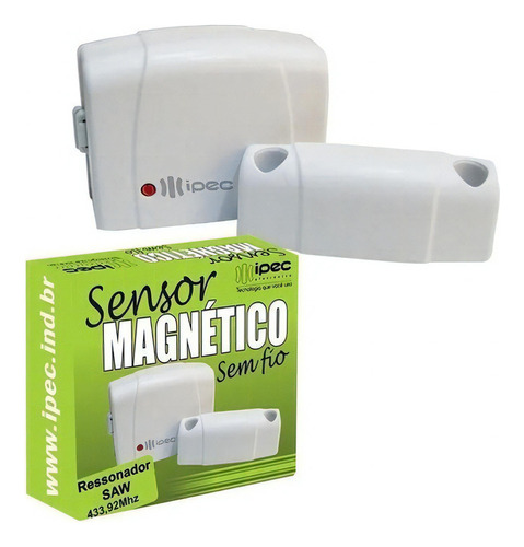 Sensor Magnético Alarme Sem Fio 150 Metros De Distância Ipec