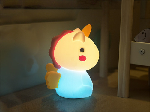 Luminária Infantil Rex Color Led Recarregável Taschibra Cúpula Branco Estrutura Branco 110v/220v