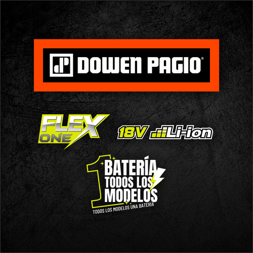 Imagen 10 de 11 de Llave De Impacto Bateria Ion Litio 18v Dowen Pagio