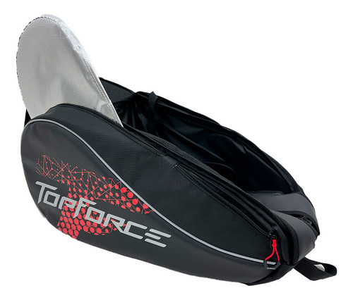 Mochila Bolso Paletero Top Force Antirrobo Espalda Acolchada Color Negro 28230 Diseño De La Tela Liso