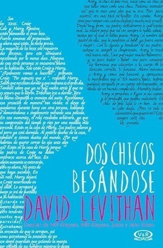 Libro -  Dos Chicos Besandose De David Levithan