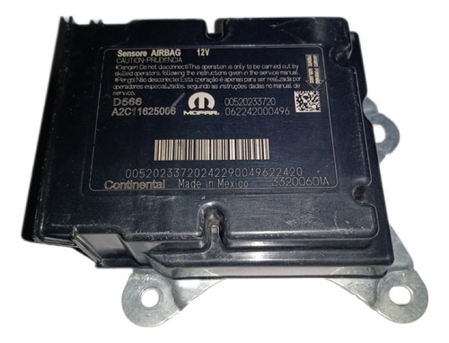 Módulo Airbag Fiat Cronos 1.8 52023372 Mopar Continental