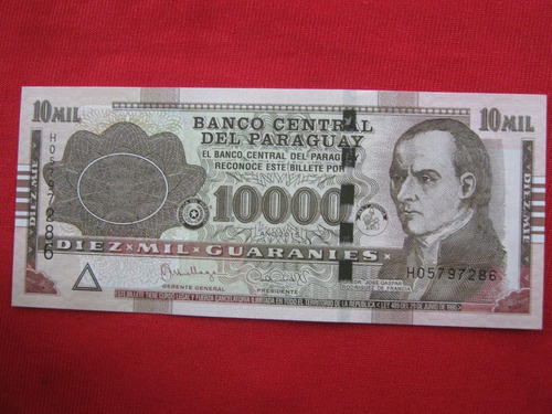 Paraguay 10000 Guaraníes 2015