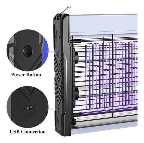 Palone Electric Bug Zapper 3200v Mosquito Zapper Asesino Ase