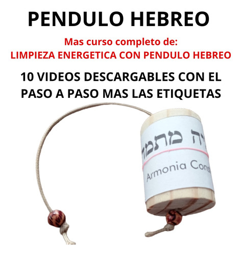 Curso De Limpieza Energetica Con Pendulo Hebreo