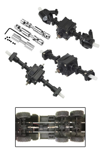Conjunto De 4wd Del Eje Diferencial Del Eje Del Coche Rc
