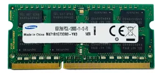 Memoria RAM DDR3L color verde 8GB 1600 Mhz Samsung M471B1G73DB0-YK0