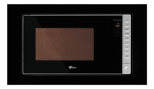 Micro-ondas Fischer Embutir 25 Litros Fit Line Preto 220v