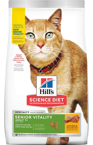 Alimento Para Gato Hill's Science Diet Adulto +7 De 1.4kg