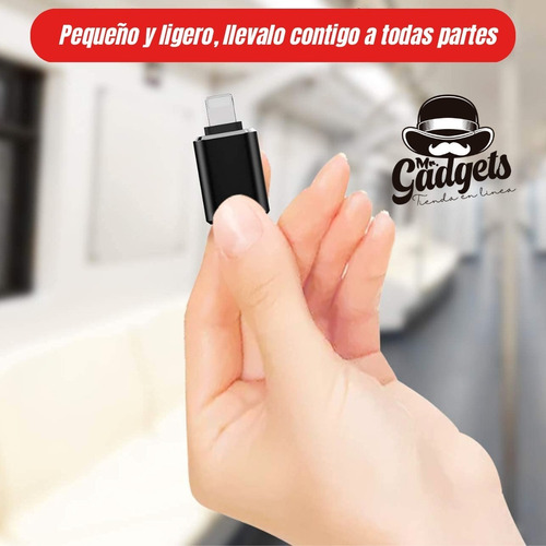 Imagen 5 de 10 de Adaptador Usb A Lighting Para iPhone Y Para iPad Datos