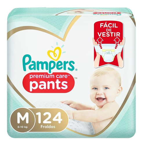 Fraldas Pampers Premium Care Pants M