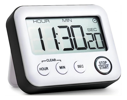 Temporizador E Relogio Timer Despertador Lcd Digital