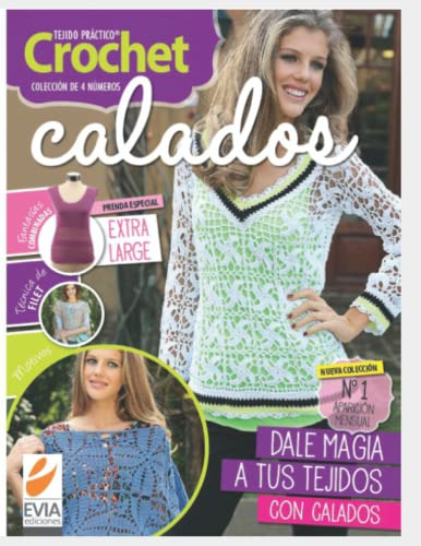 Libro : Crochet Calados Tejido Practico - Ediciones, Evia