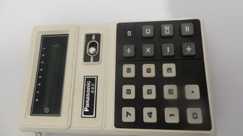 Tck Antiga Calculadora Panasonic Je 880u Não Funciona C/ Cx
