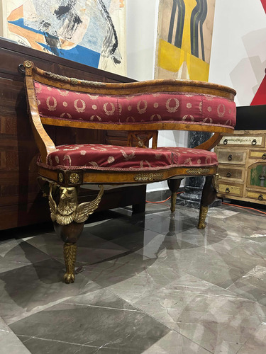 Sillón Confidente Antiguofrancés Imperio Siglo 19 (Usado)