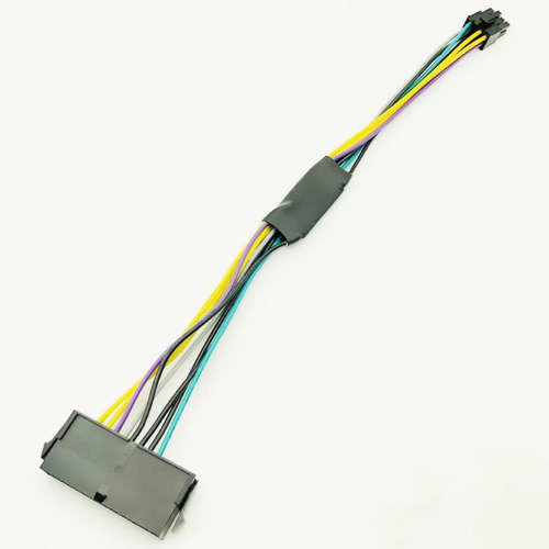 Cable Adaptador De Alimentación De 2 Pines Atx Psu De 24 A 8