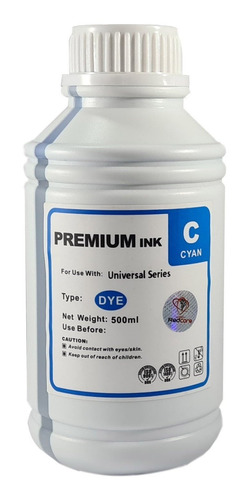 Tinta Premium P/ Impresora Cartuchos Sistema Continuo 500 Ml