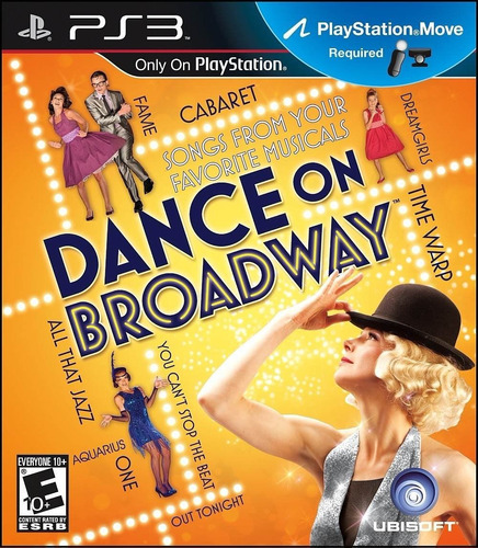 Jogo Dance On Broadway Midia Fisica Ps3 Playstation Move