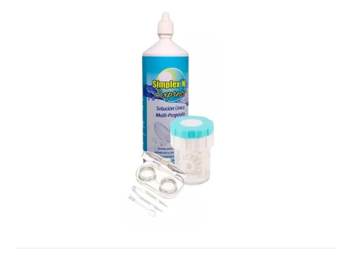 Kit De Limpieza Para Lente De Contacto De 240 Ml 