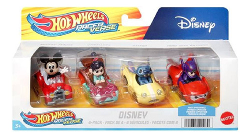 Hot Wheels Racerverse Vehículo Disney X4 - Mosca