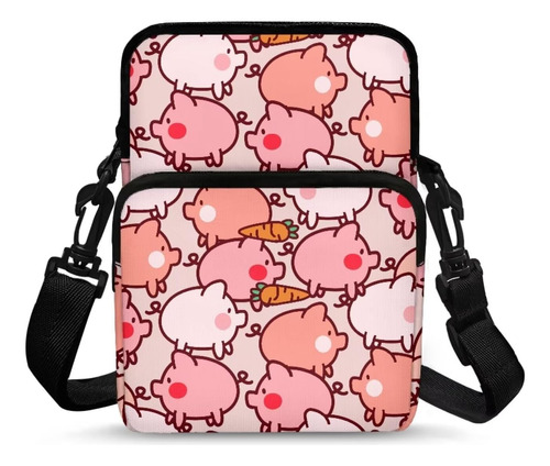 Kuiaobaty Bolsos Cruzados Con Diseño De Cerdo Rosa Para Muje