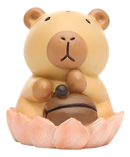 3 Mini Figura De Carpincho, Escultura De , Estatua De Estilo