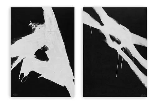 Set 2 Cuadros fotografías blanco y negro , modernismo minimalismo