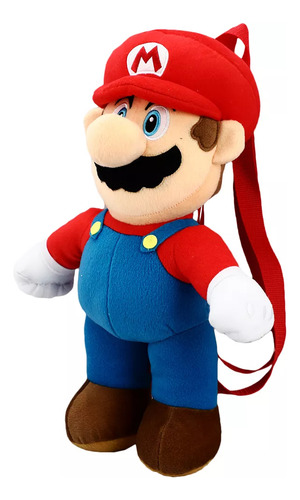 Mochila De Peluche Mario De Super Mario Por Bioworld