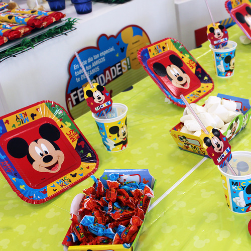 Cotillón Cajita Pochoclera X6 - Mickey Mouse