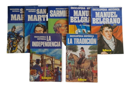 Enciclopedia Histórica Belgrano San Martin Sarmiento Y Mas