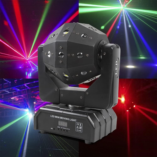 Moving Magic Ball Laser Strobo Leds Rgbw Dmx Bivolt Lorben
