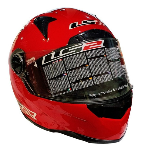 Casco Ls2 Moto Urbano Abs Protector Con Lente Doble Mica