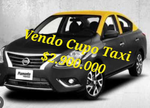 Vendo Cupo Para Taxi